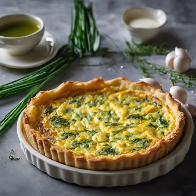 Foto de Garlic and Chives Quiche