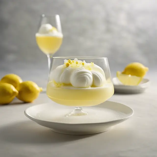 Foto de Lemon and White Wine Foam