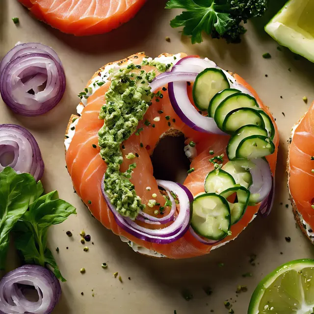 Foto de Smoked Salmon Bagel