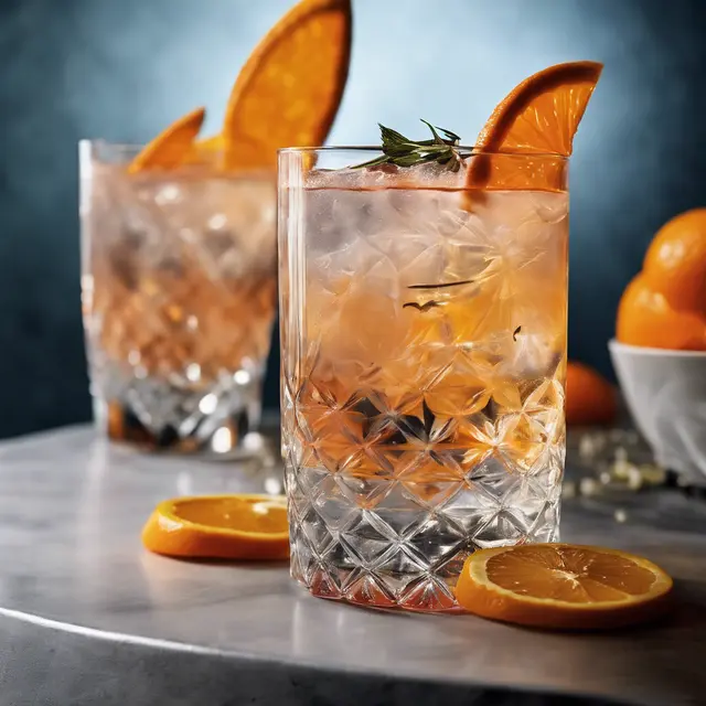 Foto de Gin-based Cocktail with Vermouth and Orange