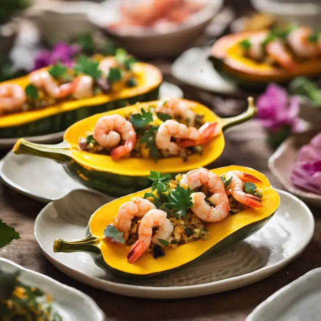 Foto de Stuffed Mini Squash with Shrimp