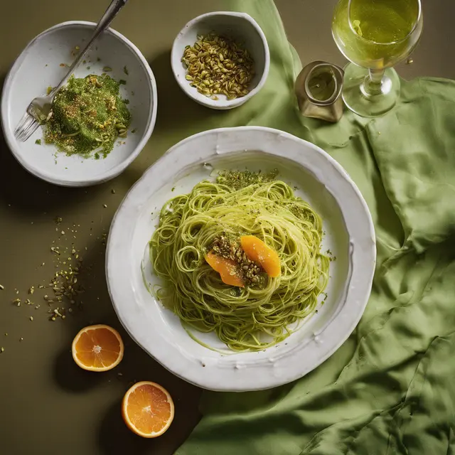 Foto de Angel Hair with Pesto Cream Sauce