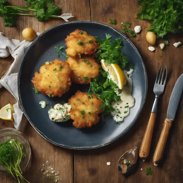 Foto de Cod Fritters with Parsley and Cheese