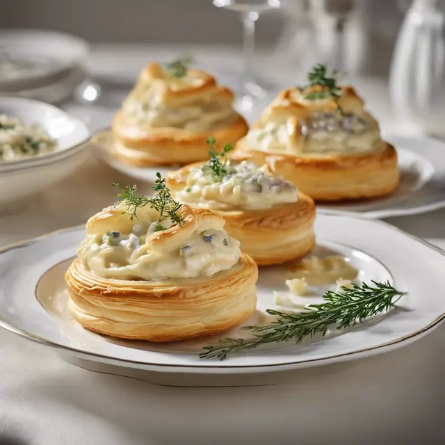 Foto de Cream-Filled Vol-au-Vent with Cod