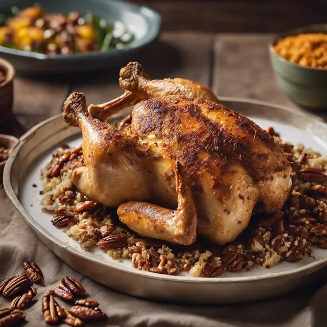 Foto de Roasted Chicken with Pecan Farofa