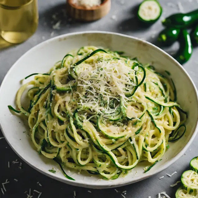 Foto de Zucchini Pasta with Creamy Sauce