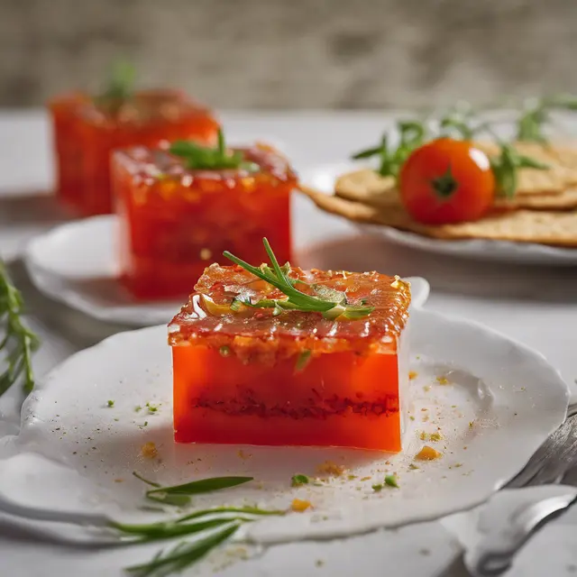 Foto de Tomato Aspic with Crackers