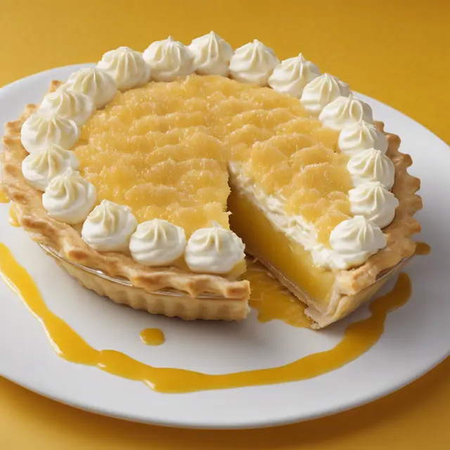 Foto de Banana Cream Pie with Orange Gelée