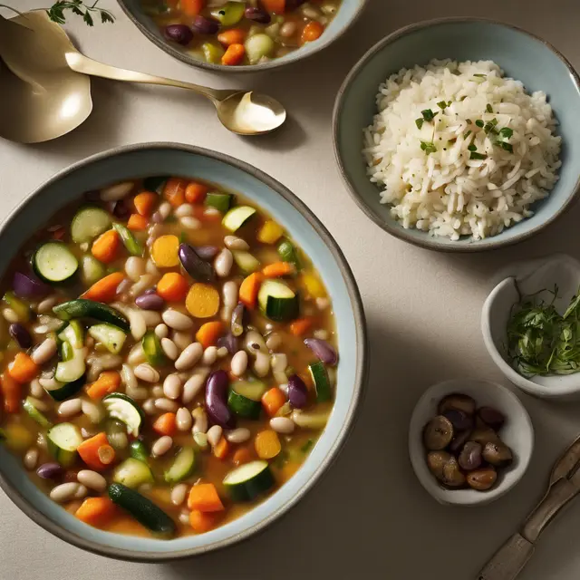 Foto de Bean and Vegetable Soup with Rice