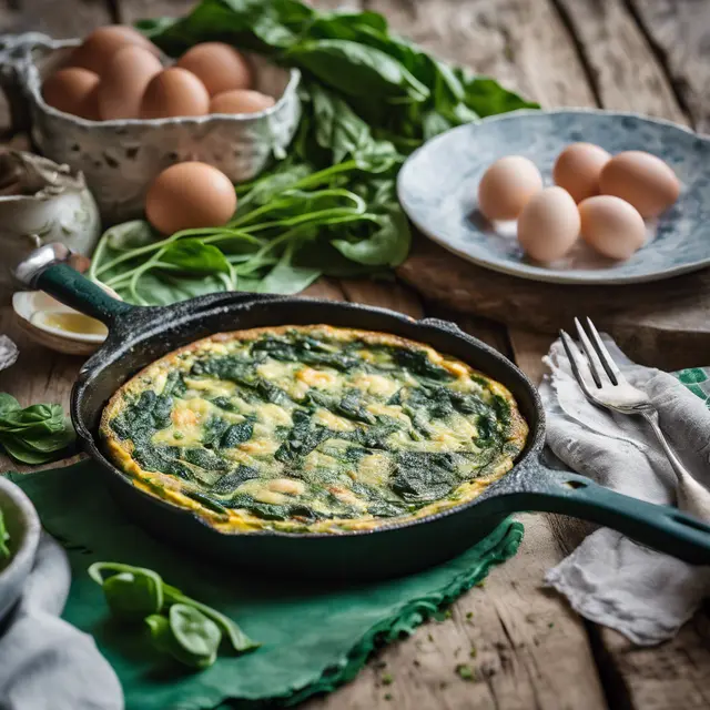 Foto de Spinach Frittata with Anchovies