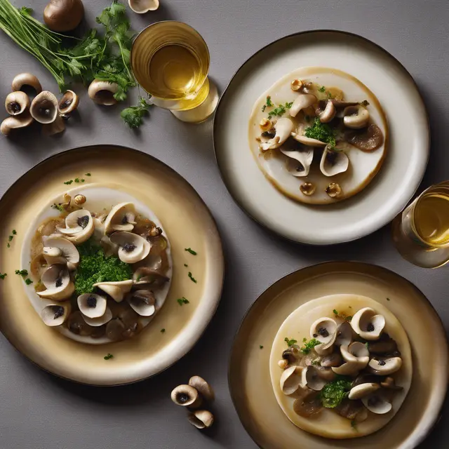 Foto de Slices of Knödel with Mushrooms