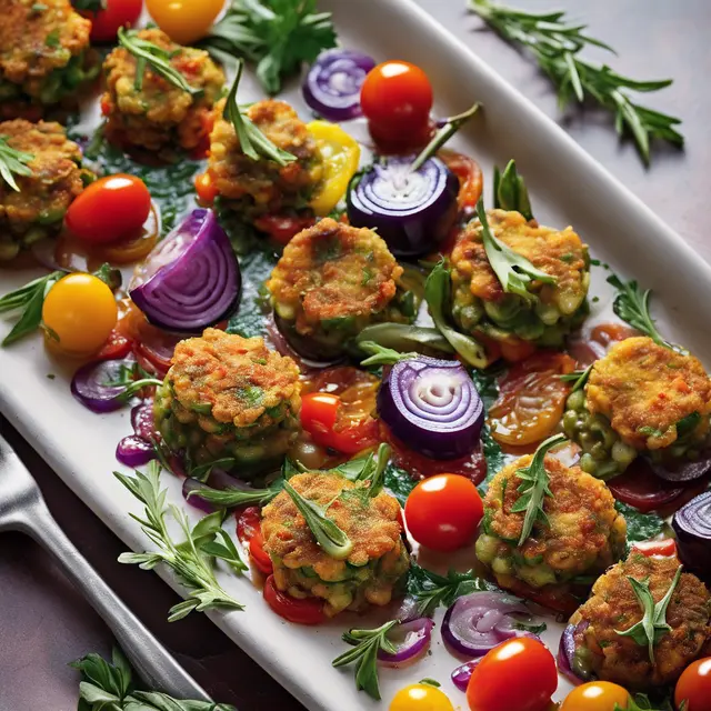 Foto de Okra and Vegetable Fritters