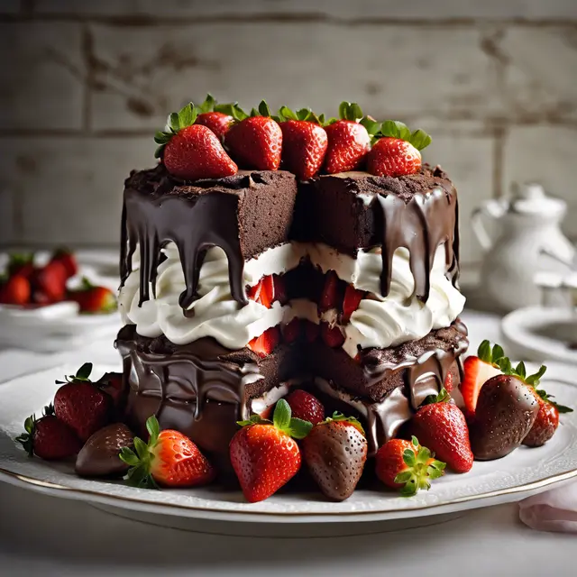 Foto de Chocolate and Strawberry Cake