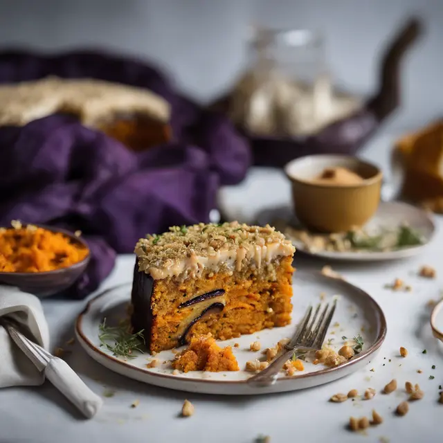 Foto de Sweet Potato and Eggplant Cake