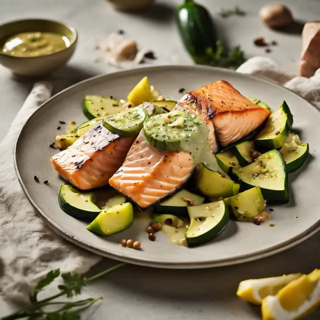 Foto de Smoked Salmon and Zucchini