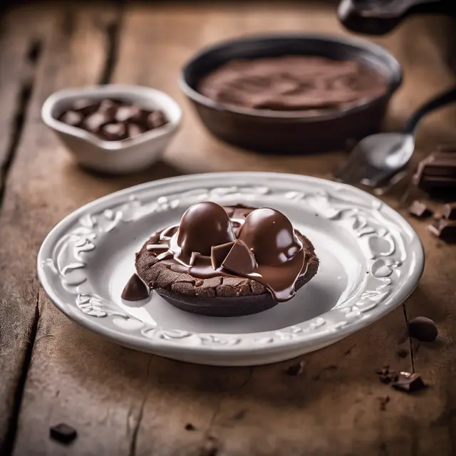 Foto de Mini Chocolate Pudding Pizza