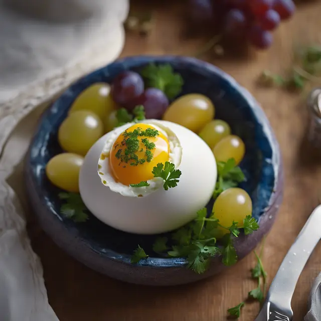 Foto de Stuffed Egg with Grapes