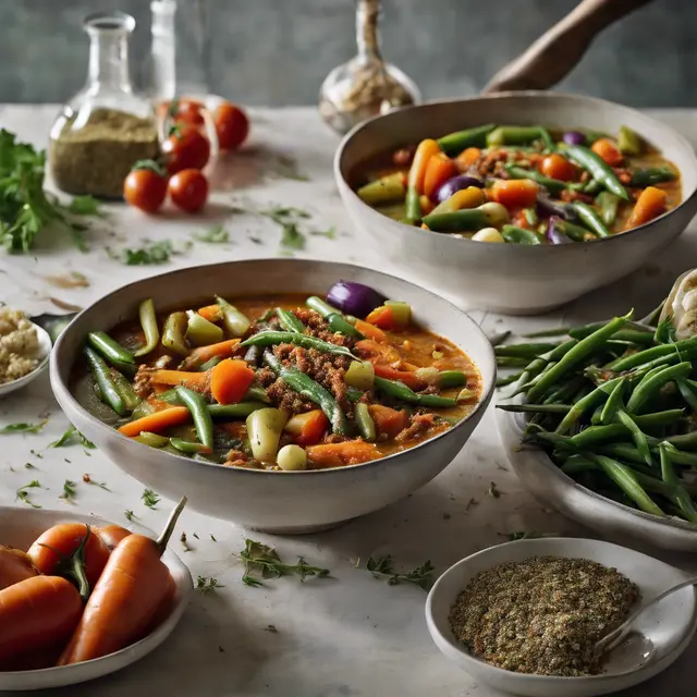 Foto de Vegetable Stew with Tomato Pesto