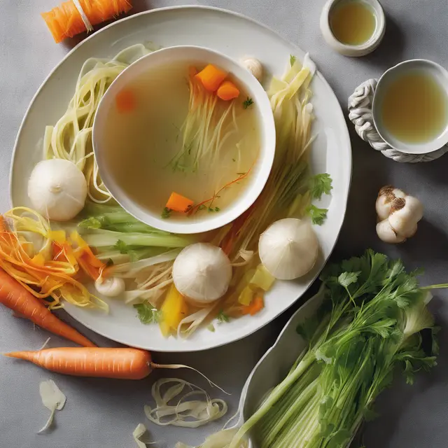 Foto de Vegetarian Consommé Garni