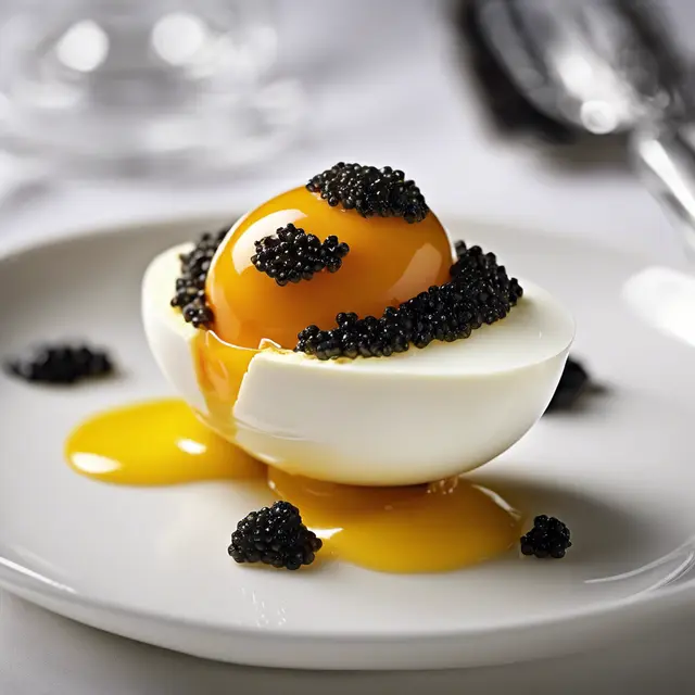 Foto de Stuffed Egg with Caviar