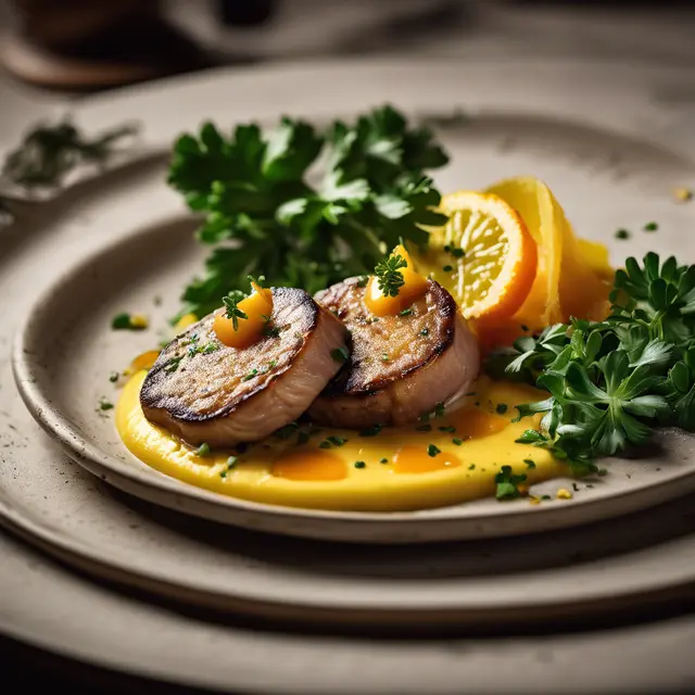 Foto de Vitello Medallions with Gremolata and Polenta