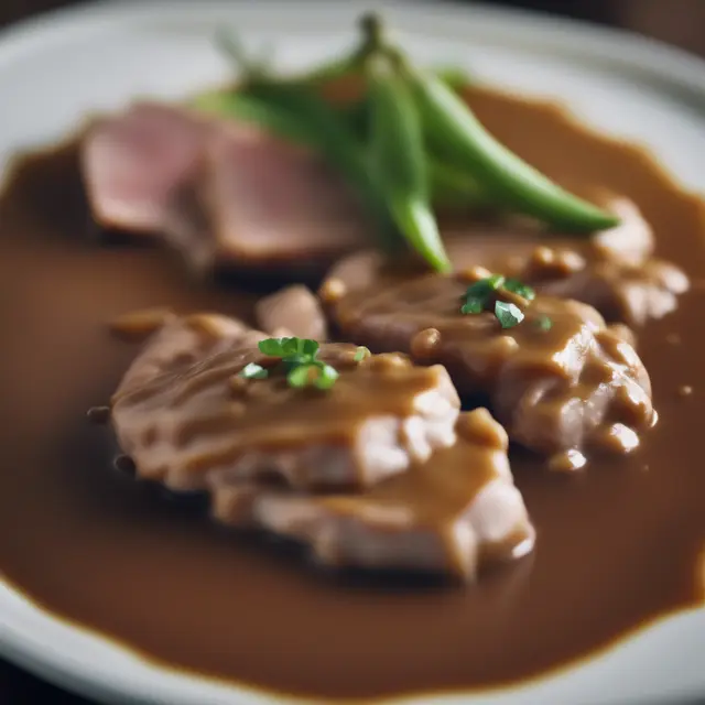 Foto de Tender Mignon Fillets in Cream and Caramel Sauce