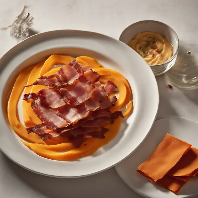 Foto de Smoked Bacon with Sweet Potato Cream