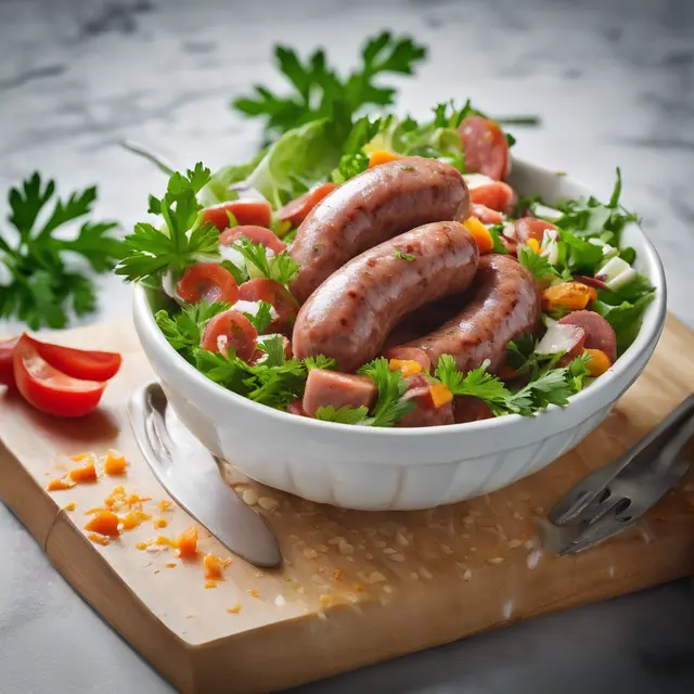 Foto de Sausage and Chuchu Salad