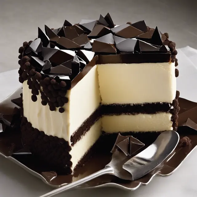 Foto de Black and White Diamond Cake