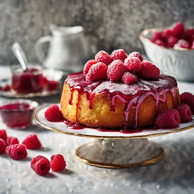 Foto de Yogurt Cake with Raspberry Syrup