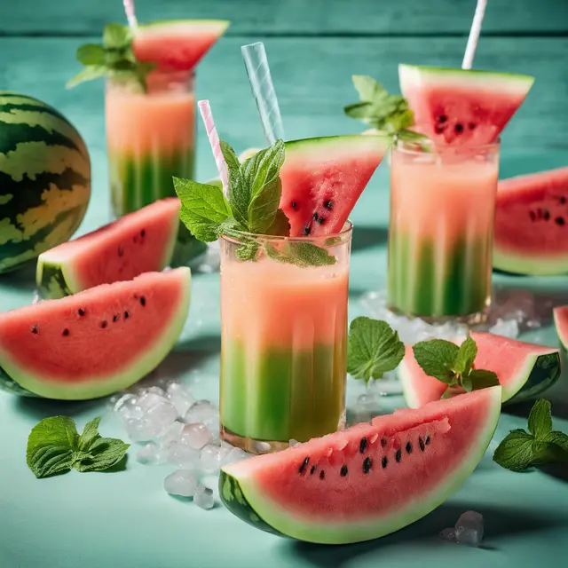 Foto de Watermelon and Cantaloupe Juice