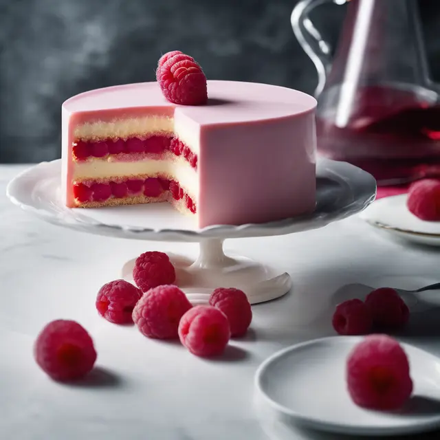 Foto de Creamy Raspberry Mousse Cake