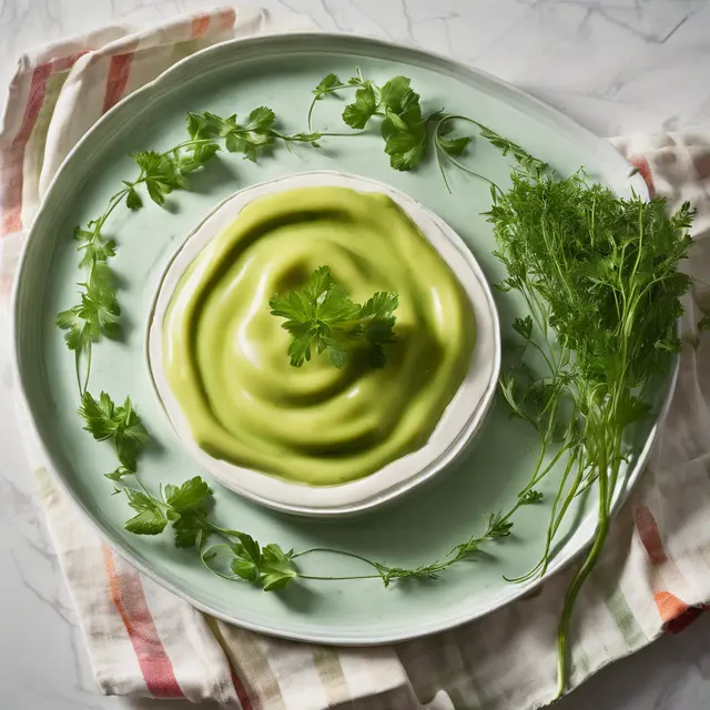 Foto de Salsa Mousse with Herbs and Green Mustard