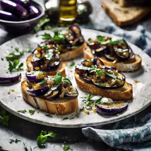 Foto de Smoky Eggplant Bruschetta