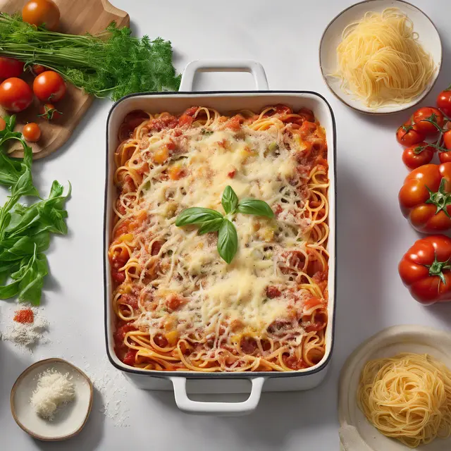 Foto de Spaghetti and Vegetable Casserole