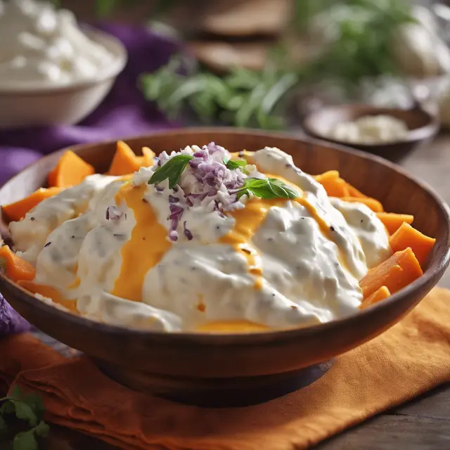 Foto de Yam with Ricotta Sauce