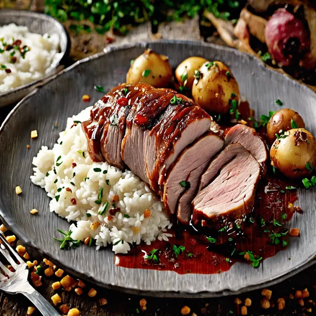 Foto de Braised Pork Loin in the Oven