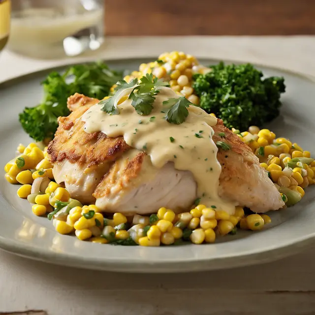 Foto de Chicken with Corn Cream