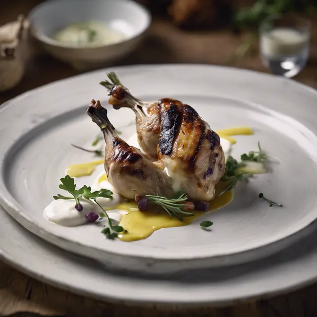 Foto de Grilled Quail with Yogurt