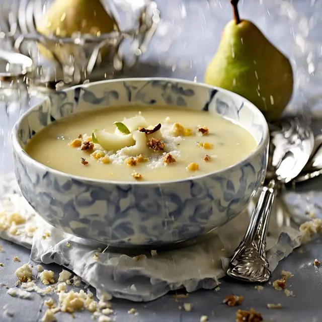 Foto de Pear Soup with Gorgonzola Cheese