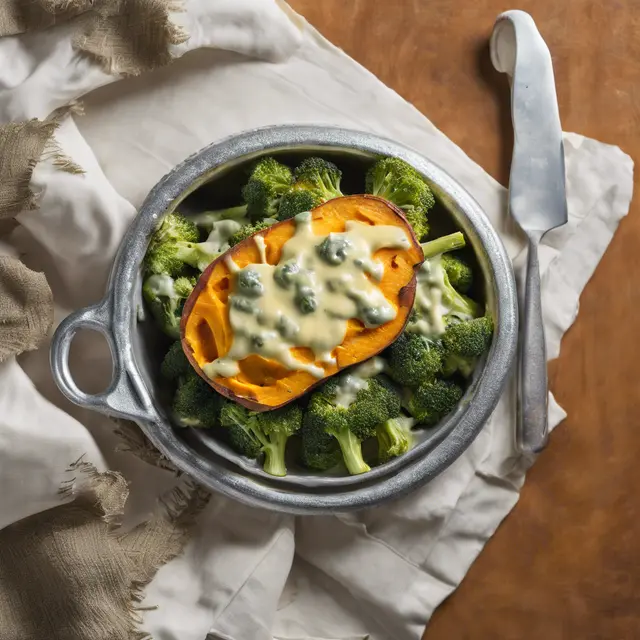 Foto de Roasted Sweet Potatoes with Broccoli