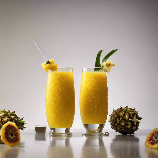 Foto de Pineapple and Passionfruit Juice