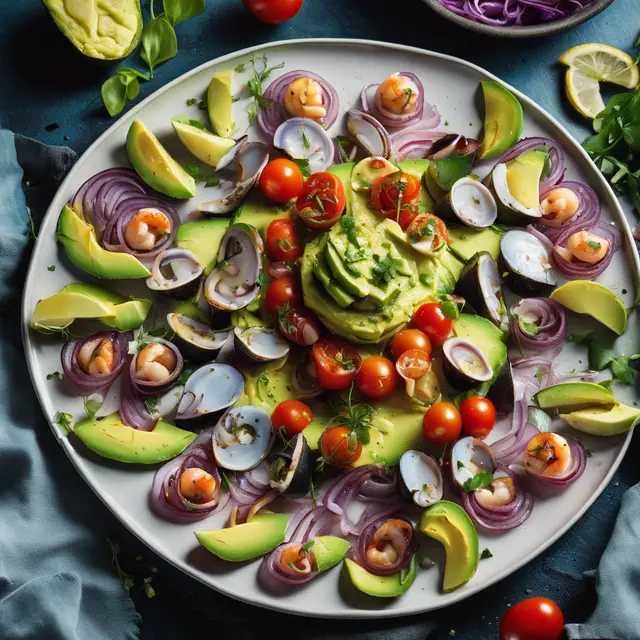 Foto de Avocado Salad with Seafood