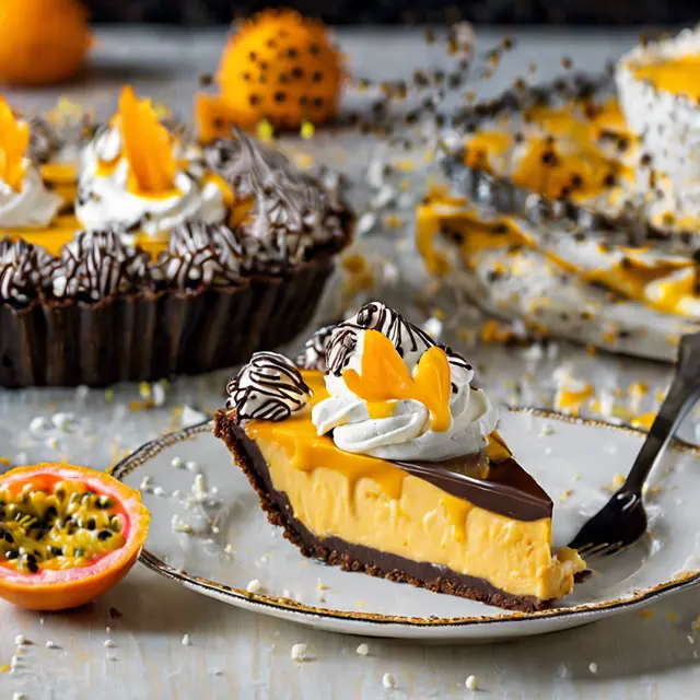 Foto de Brigadeiro Cream Pie with Passion Fruit