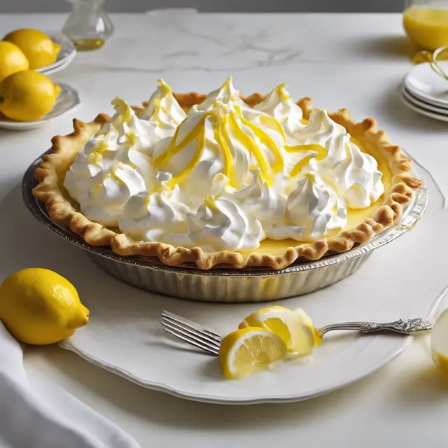 Foto de Lemon Cream Pie with Whipped Cream