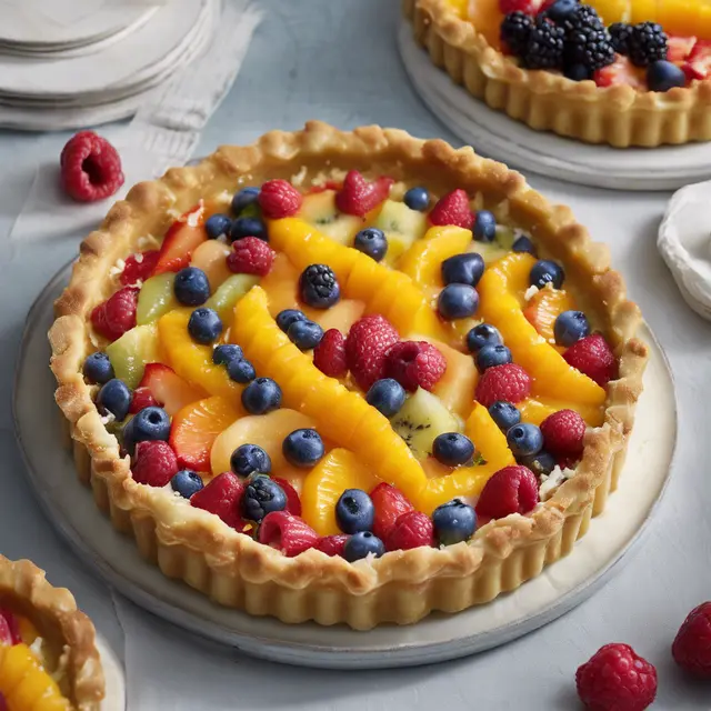 Foto de Easy Coconut and Fruit Tart