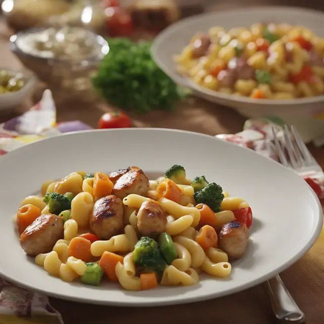 Foto de Chicken Sausage and Vegetable Macaroni