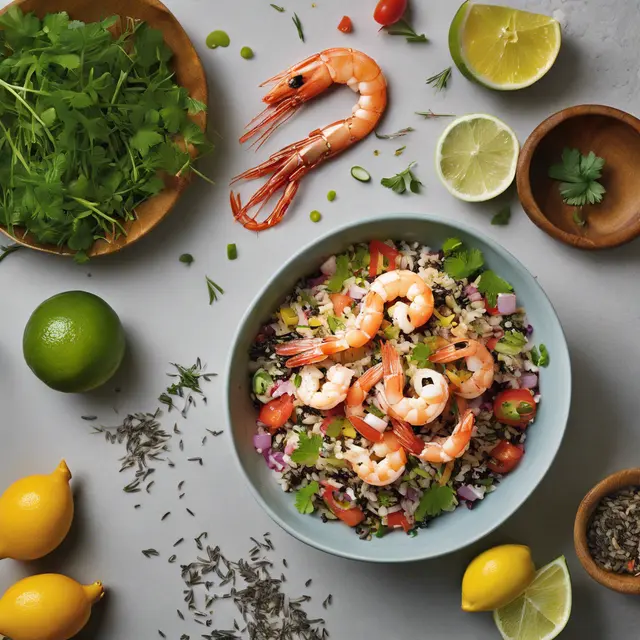 Foto de Seven Grain Salad with Shrimp and Rice