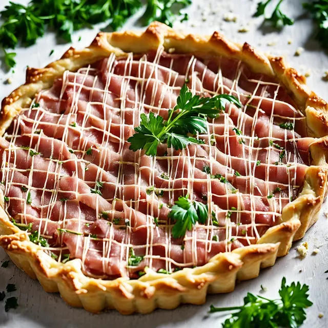 Foto de Prosciutto and Ricotta Tart