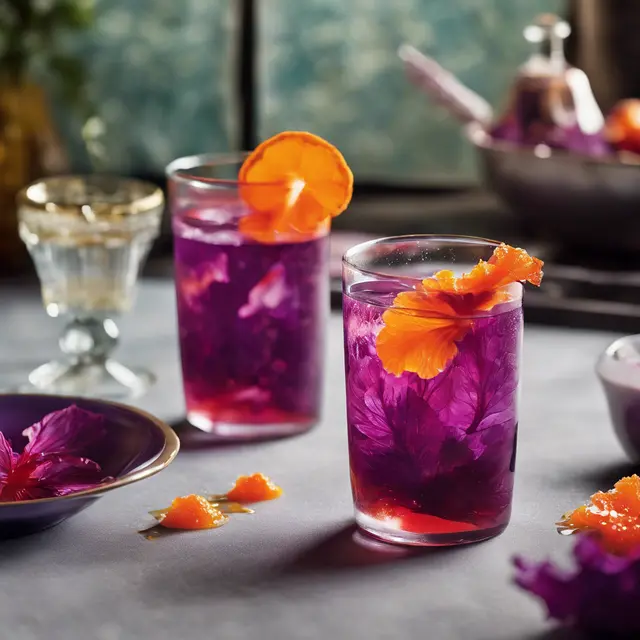 Foto de Violet Water and Hibiscus Delight